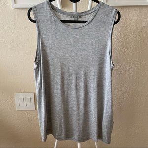 COS high neck sleeveless tank top gray size XS